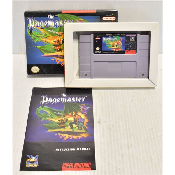 SUPER NINTENDO ( SNES ) THE PAGEMASTER IN BOX