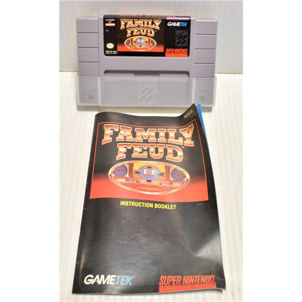 SUPER NINTENDO ( SNES ) FAMILT FEUD GAME