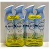 Image 1 : 4PK FEBREEZE AIR ORIGINAL GAIN 8.8OZ BOTTLES