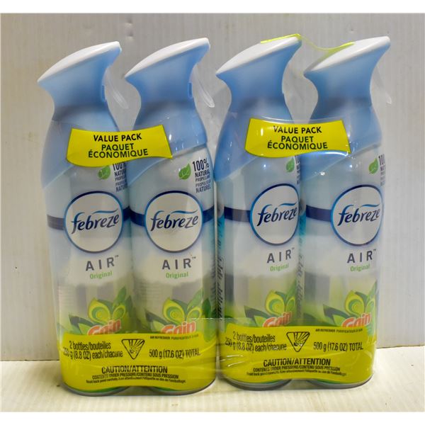 4PK FEBREEZE AIR ORIGINAL GAIN 8.8OZ BOTTLES