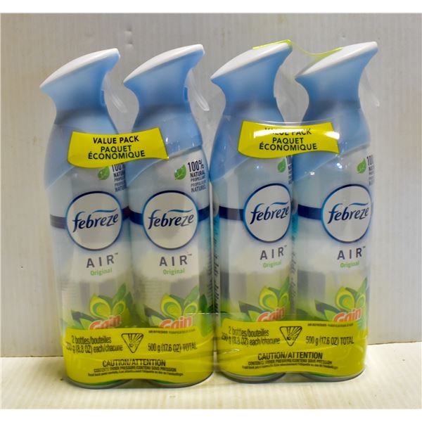 4PK FEBREEZE AIR ORIGINAL GAIN 8.8OZ BOTTLES