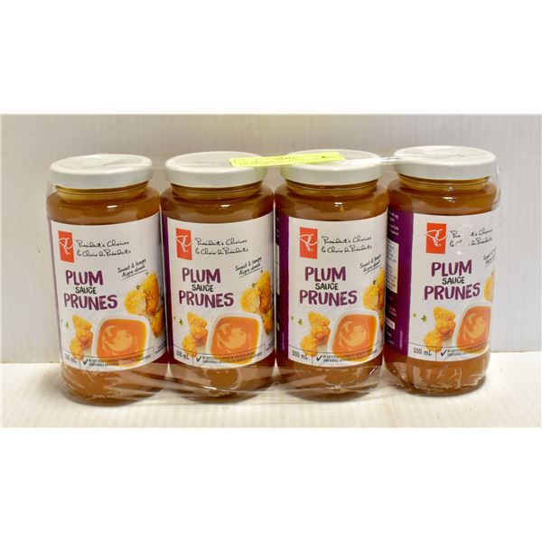 4PK PRESIDENTS CHOICE PLUM SAUCE BB 2023