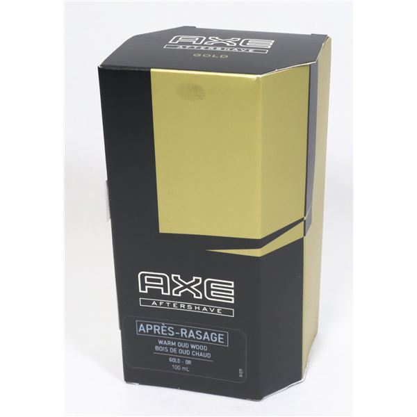 NEW AXE  GOLD  AFTERSHAVE 100ML