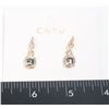 Image 1 : NEW SQUARE RHINESTONE EARRINGS