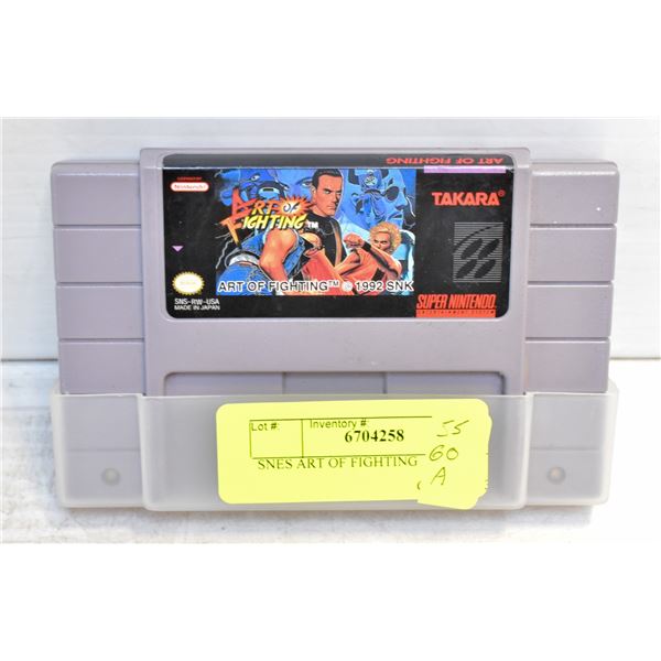 SNES ART OF FIGHTING