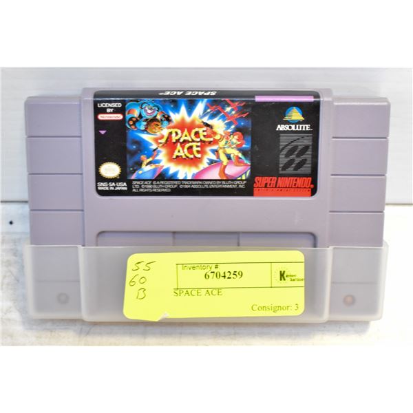 SNES SPACE ACE