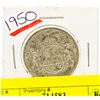Image 1 : 1950 CANADIAN SILVER HALF DOLLAR