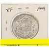 Image 1 : 1944 CANADIAN SILVER HALF DOLLAR UNCIRCULATED