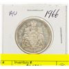 Image 1 : 1966 CANADIAN SILVER HALF DOLLAR AU