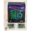 Image 1 : LOT OF 2 INTEL CORE PROCESSORS -  I5-10600K AND