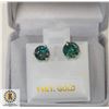 Image 1 : 14KT WHITE GOLD RODIUM PLATED MOISSANITE EARRINGS