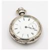 Image 1 : A.W. WALTHAM CO. STERLING SILVER POCKET WATCH
