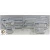 Image 1 : SET OF 12 GLASS SNAP LID CONTAINERS