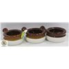 Image 1 : SET OF FRENCH ONION SOUP BOWLS