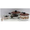Image 1 : 6PC PORCELAIN COATED POTS SET