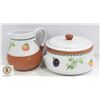 Image 1 : DECOR SET CLAY PITCHER AND BEAN POT