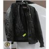 Image 1 : SIMSON MAXWELL BLACK LEATHER MOTORCYCLE JACKET