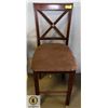 Image 1 : WOODEN BAR HEIGHT DINING CHAIR