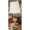 Image 1 : VINTAGE STYLE TABLE LAMP APPROX 26" TALL