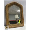Image 1 : WICKER MIRROR