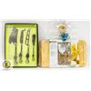 Image 1 : NEW STOKES CHEESE SET + NEW 4 CHEESE KNIFE SET