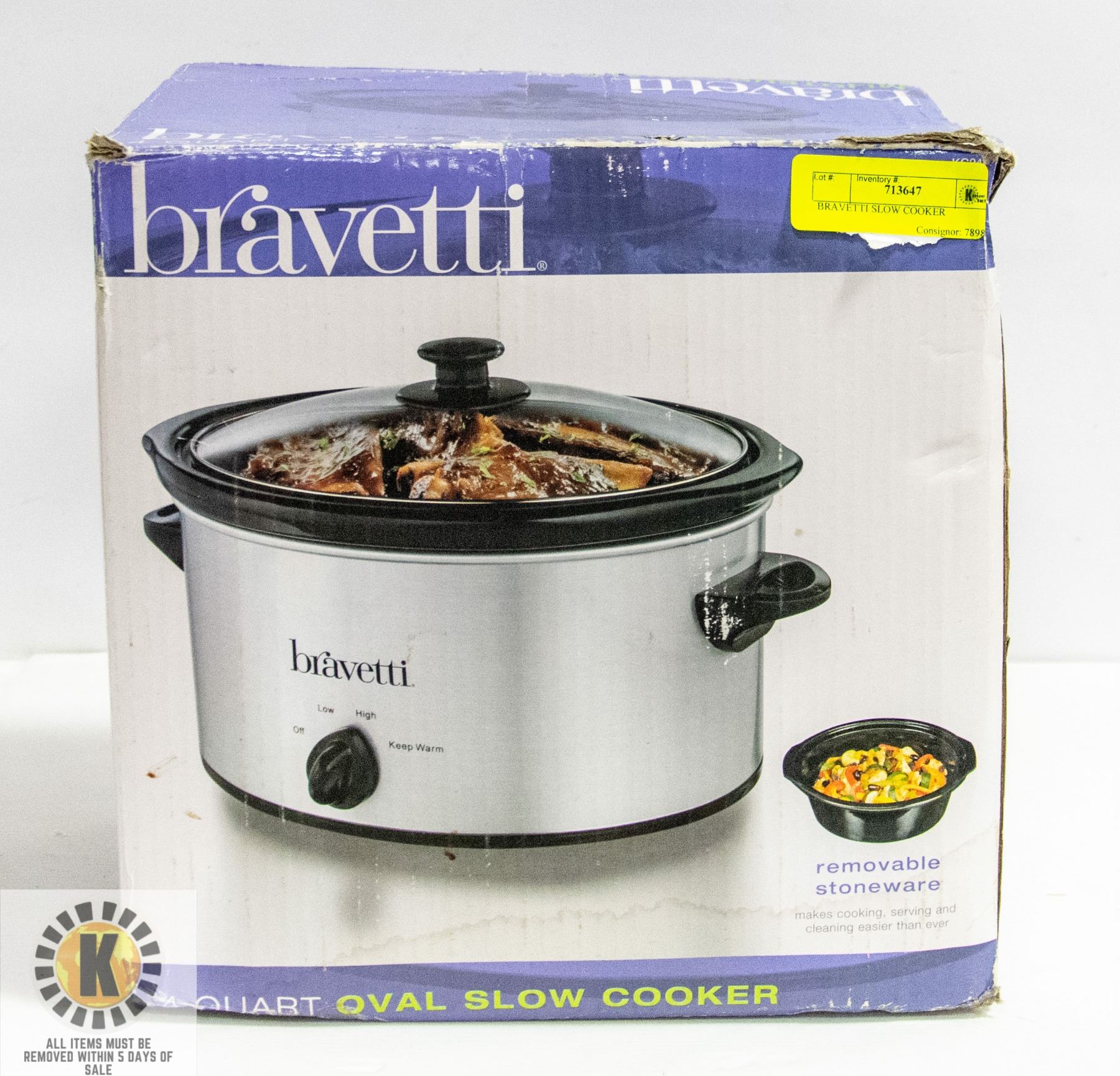 Bravetti Cookware BRAVETTI SLOW COOKER