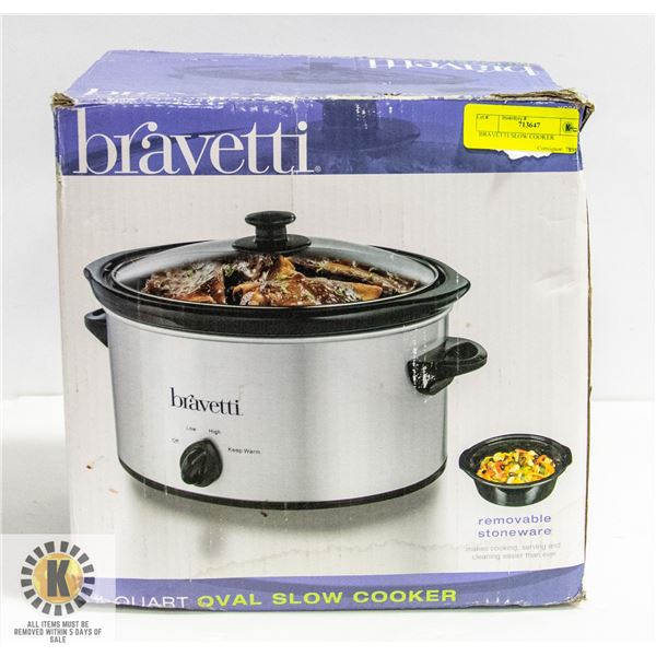 BRAVETTI SLOW COOKER