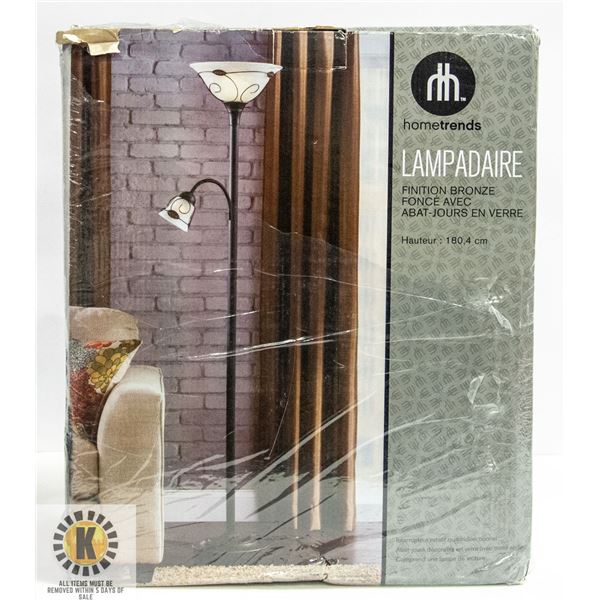 HOMETRENDS FLOOR LAMP NEW IN BOX