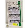 Image 1 : FOSTER GRANT READING GLASSES 3 PACK +2.00