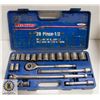 Image 1 : WESTWARD 20 PC 1/2" INCH DRIVE SOCKET WRENCH SET