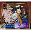 Image 1 : HARDWARE & TOOL LARGE BOX LOT ASSORTED