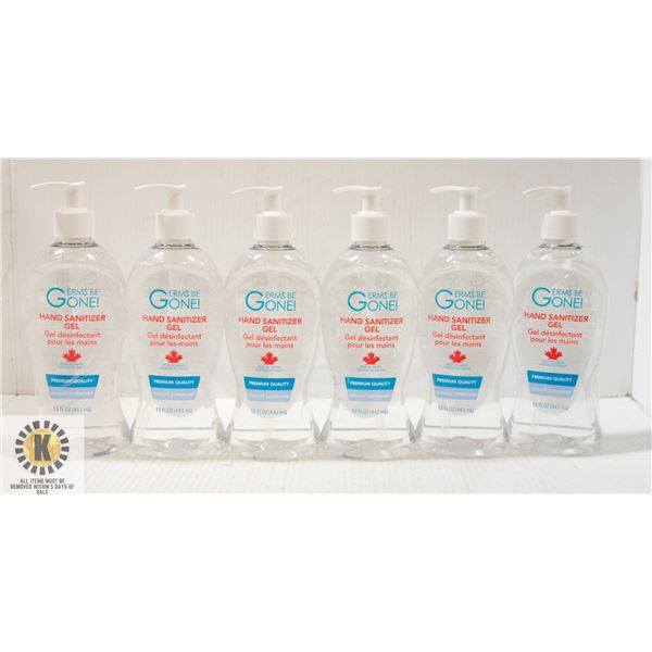 BUNDLE OF 6 BEAM BEGONE HAND SANITIZER,443ML