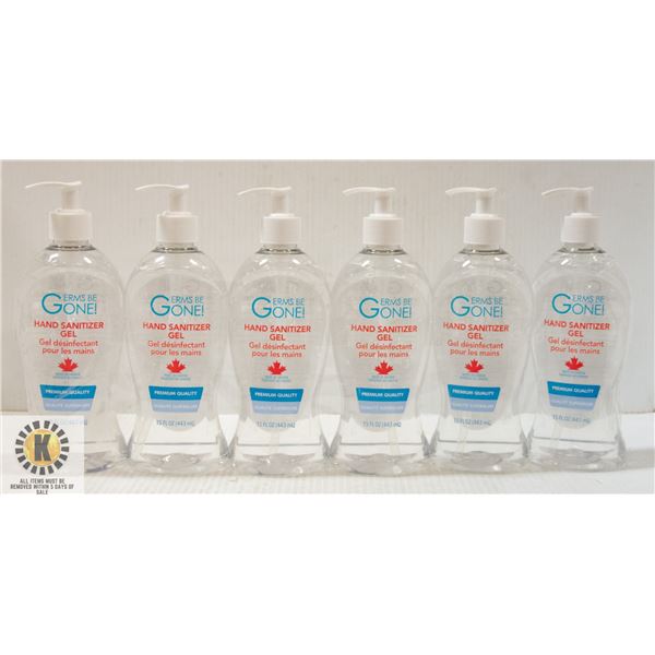 BUNDLE OF 6 BEAM BEGONE HAND SANITIZER,443ML