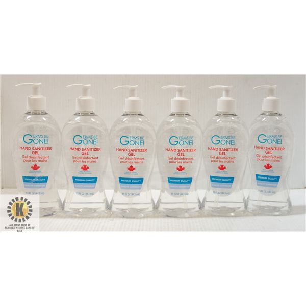 BUNDLE OF 6 BEAM BEGONE HAND SANITIZER,443ML