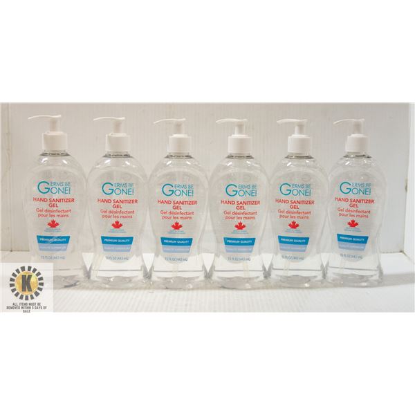 BUNDLE OF 6 BEAM BEGONE HAND SANITIZER,443ML