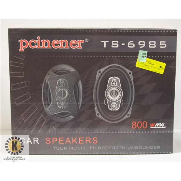 6 X 9 3 WAY CAR AUDIO COAXIAL LOUD SPEAKERS 6-x-9-3-way-car-audio-coaxial-loud-speakers