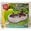Image 1 : REPACKAGED PLAYDAY TRANSPARENT 2 RING FAMILY POOL,
