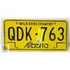 Image 1 : VINTAGE ALBERTA LICENSE PLATE