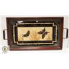 Image 2 : PAIR OF VINTAGE SERVING TRAYS
