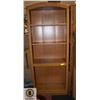 WOODEN SHELF/STORAGE UNIT APPROX H-74" W-12.5"