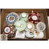Image 1 : LOT OF VARIOUS TEA CUPS, SAUCERS + MORE