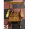 Image 1 : MAPLE WOOD CHILDRENS ROCKING CHAIR