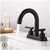Image 1 : KES BLACK BATHROOM FAUCET - DRAIN NOT INCLUDED