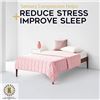 Image 1 : NEW YNM PINK COOLING KING SIZE WEIGHTED BLANKET