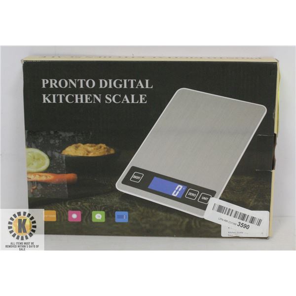 NEW PRONTO DIGITAL KITCHEN SCALE