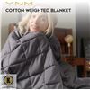 Image 1 : NEW YNM QUEEN SIZE 20LBS WEIGHTED BLANKET -COOLING