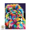 Image 1 : DIY PAINT BY NUMBERS KIT COLOR LION