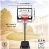 Image 1 : NEW PORTABLE BASKETBALL HOOP - ADJUSTABLE