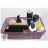Image 1 : SHOE SHINE KIT- POLISH & ACCESSORIES- ASST. LOT