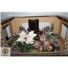 Image 1 : WEAVER FLOWER COMPANY HOLIDAY CENTERPIECE